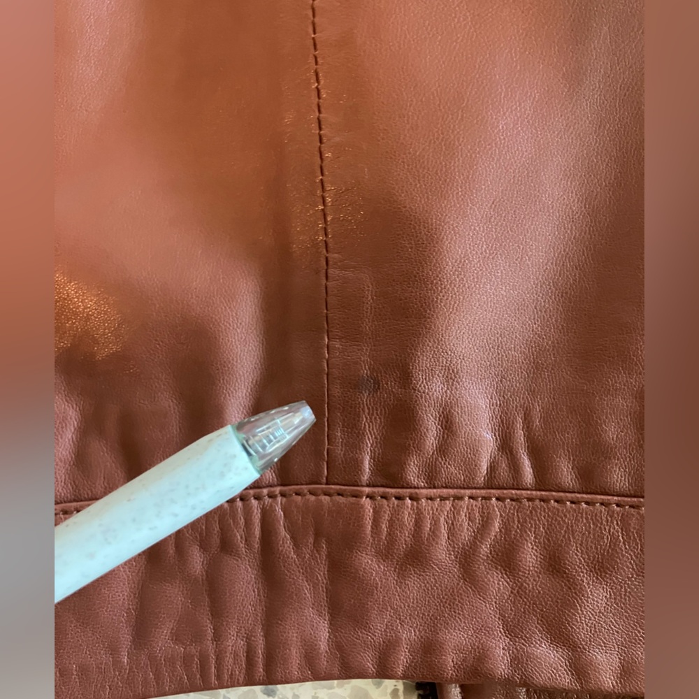 Able Maha Leather Jacket, Whiskey, Size Medium - Picture 9 of 14